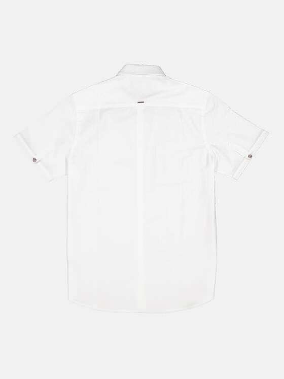 emilio adani Herren Hemd uni Weiß 33265