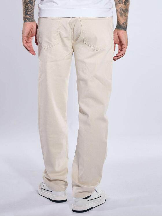 emilio adani Herren Jeans mit lässigem Schnitt Reinweiss 41451