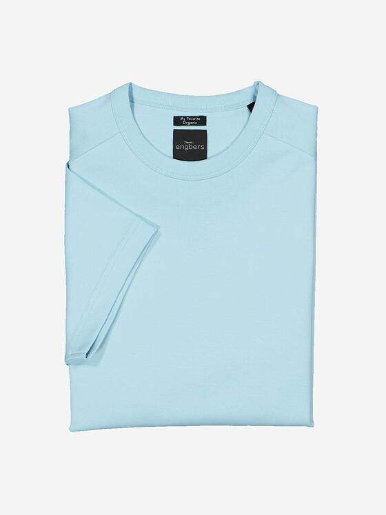 engbers Herren Basic-Shirt "My Favorite" organic Hellblau 38103