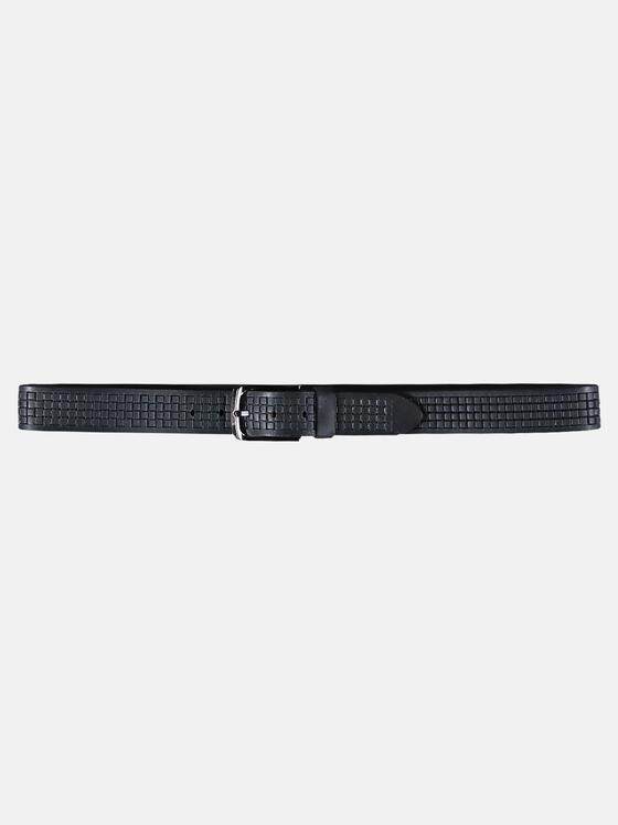 emilio adani Herren Ledergürtel Blau 30523