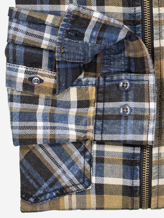 engbers Herren Overshirt kariert Braun 37268