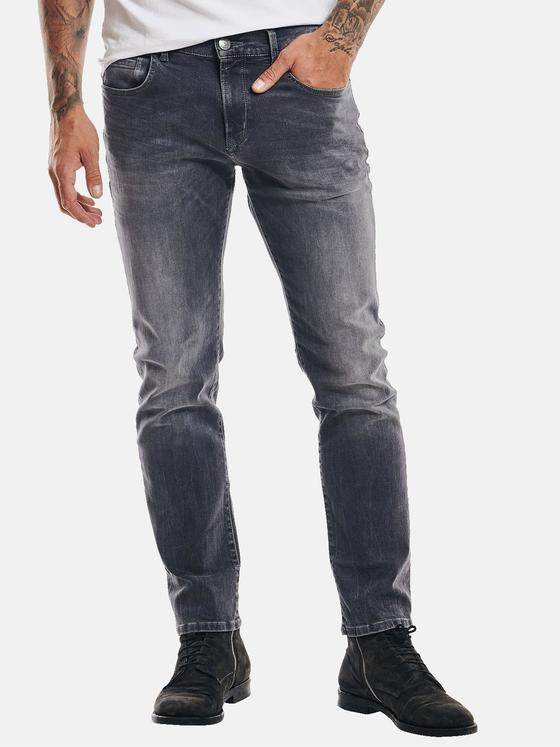 emilio adani Herren Jeans High-Stretch Grau 32420