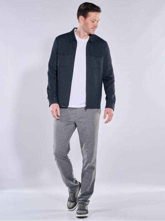 engbers Herren Overshirt mit Reißverschluss Saphirblau 39961