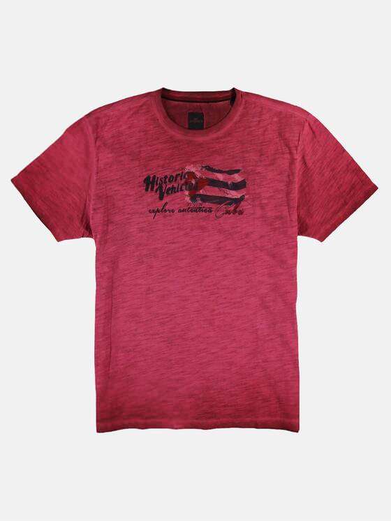 engbers Herren Rundhals T-Shirt Karminrot 23804