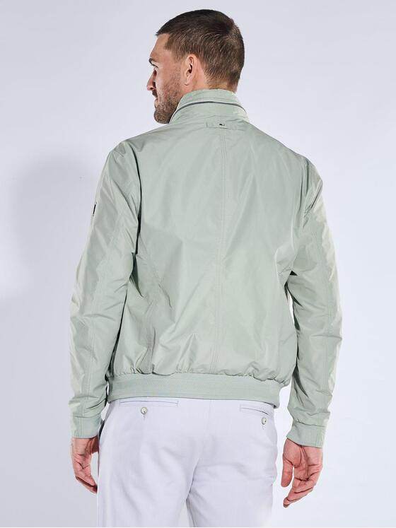 emilio adani Herren Wasserabweisende Funktionsjacke im Blouson-Style Hellgruen 40234