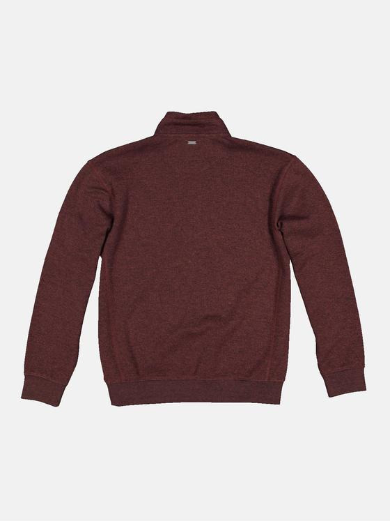 engbers Herren Sweatshirt mit Stehkragen Rot 34182