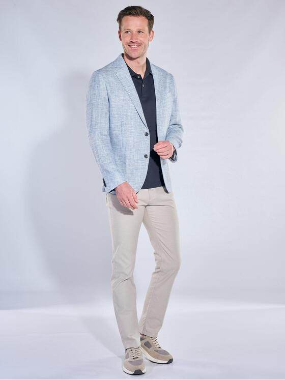 engbers Herren Sportives Freizeit-Sakko mit Leinenanteil Hellblau 40640
