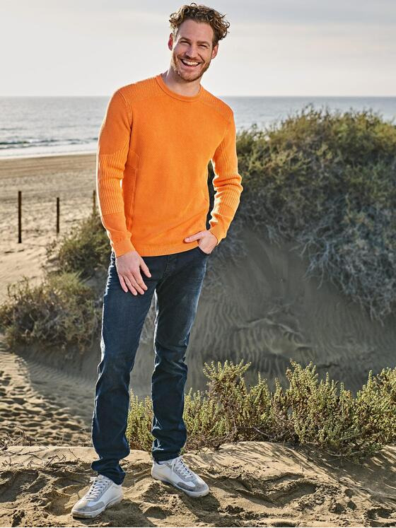 engbers Herren Pullover regular Orange 36850