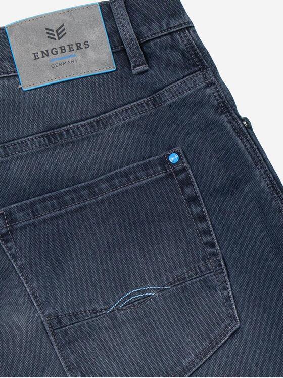 ENGBERS GERMANY Herren Super-Stretch-Denim mit einzigartiger Warenstruktur Indigoblau 37531