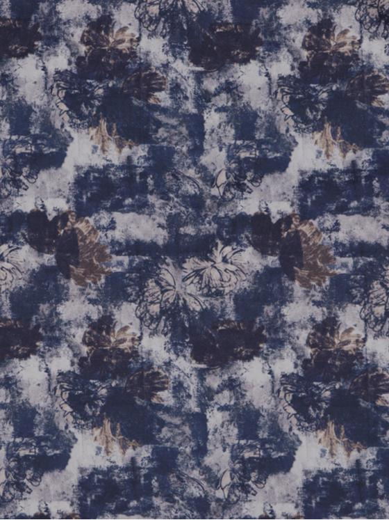 engbers Herren Langarm-Hemd gemustert Blau 34190