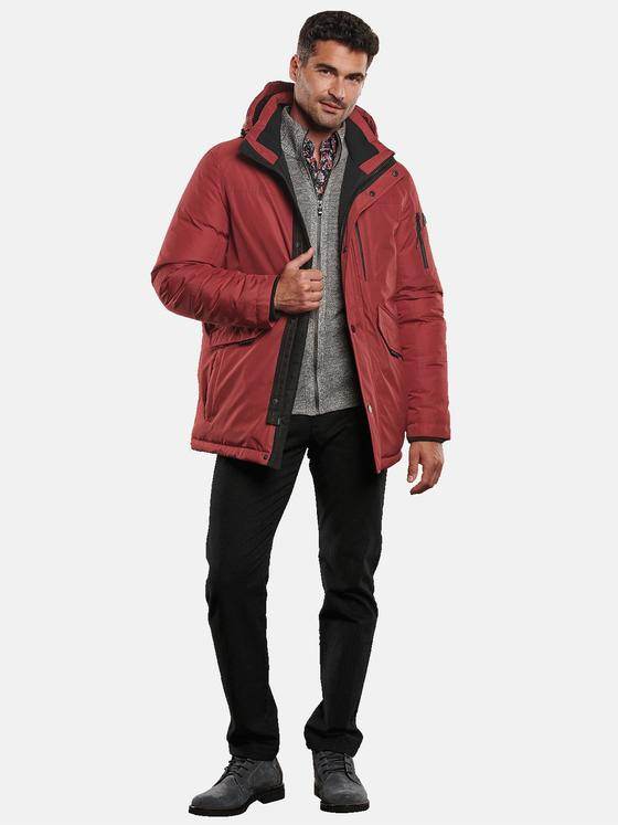 engbers Herren Jacke lang Rot 32306