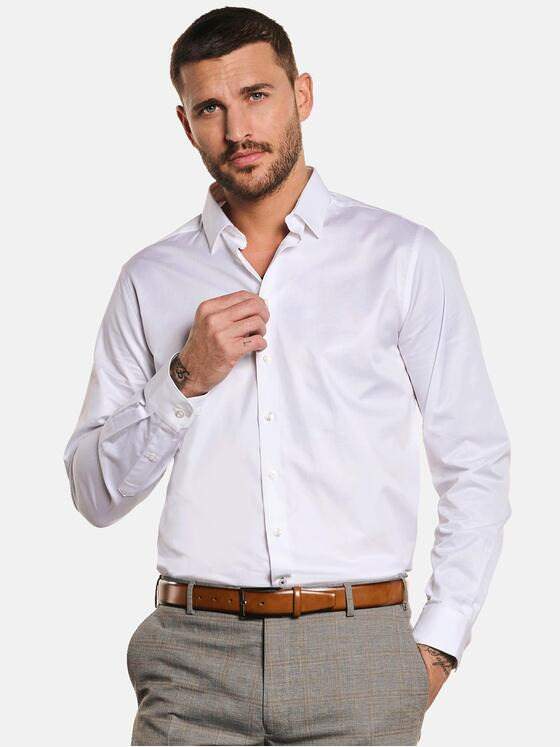 emilio adani Herren Hemd "My Favorite" Reinweiss 32799