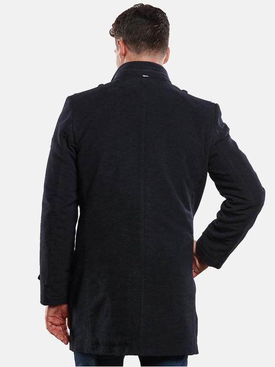 engbers Herren Mantel mit heraustrennbarem Inlet Schwarz 32261