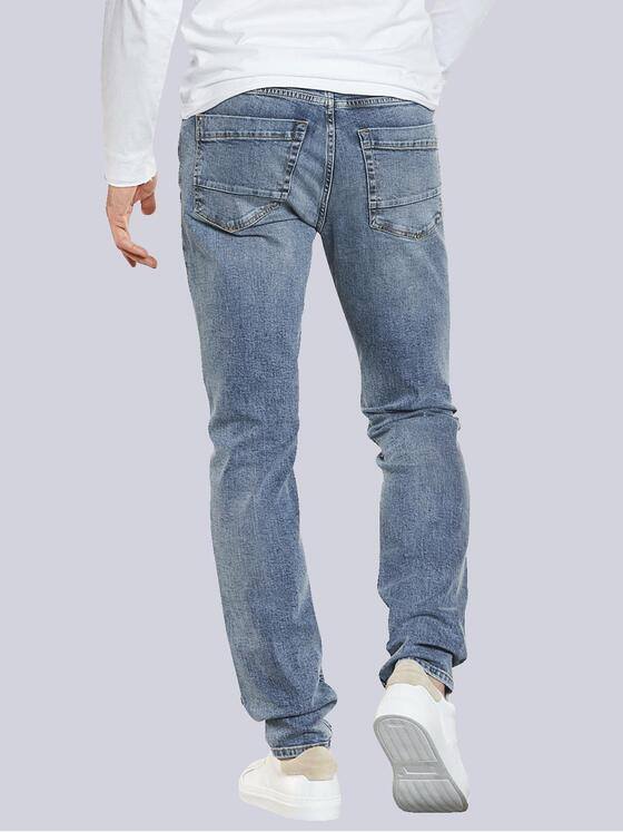 emilio adani Herren Super-Stretch-Jeans Slim Fit Blau 34671