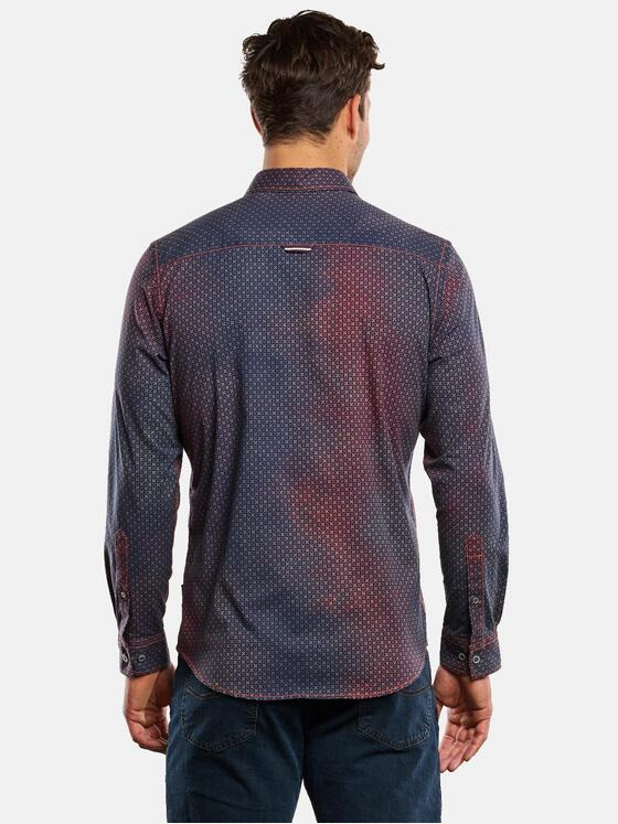 engbers Herren Hemd langarm Blutorange 34151