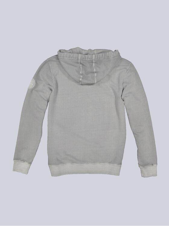 emilio adani Herren Sweatjacke mit Kapuze Grau 35260
