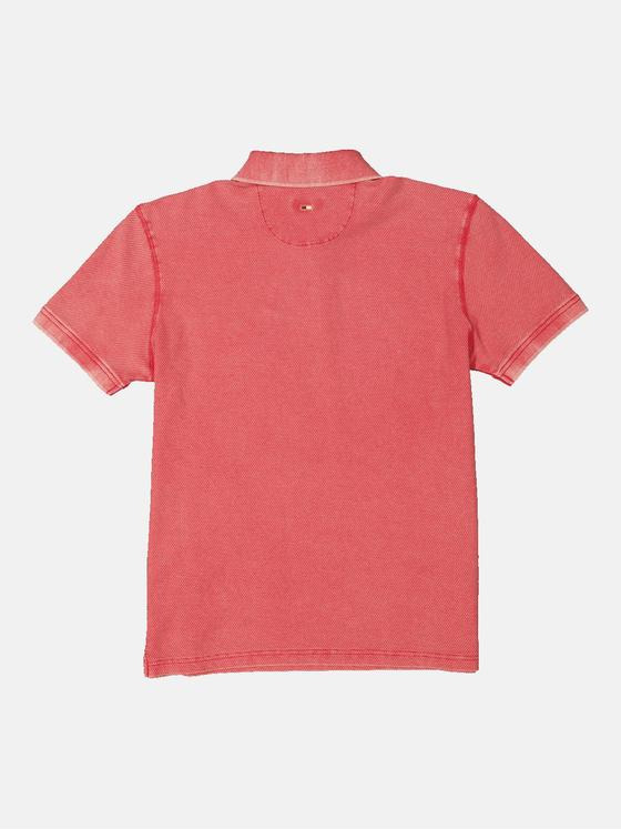 emilio adani Herren Polo-Shirt uni Violett 35107