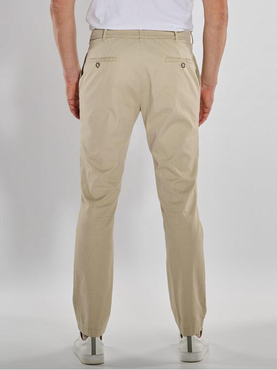 ENGBERS GERMANY Herren Chino aus flexiblem Warenmaterial Beige 36610