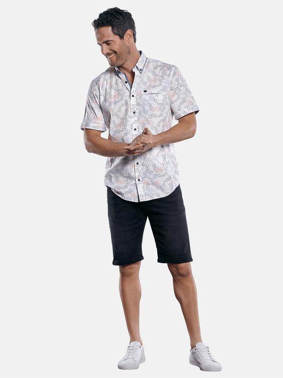 engbers Herren Cooles Hemd mit Comfort-Stretch-Anteil Mandarinorange 29737