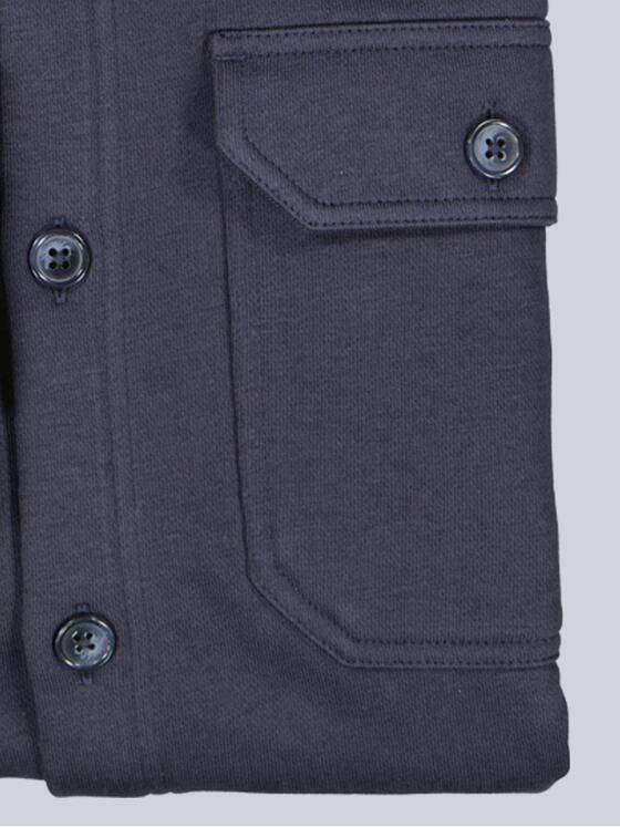 emilio adani Herren Overshirt uni Blau 39207