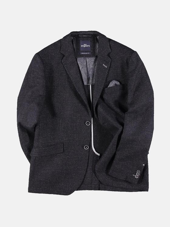 engbers Herren Sportives Materialmix-Sakko Saphirblau 30239