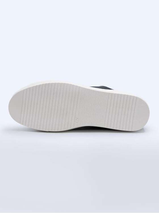 emilio adani Herren Modischer Sneaker mit Neopren-Einsatz Saphirblau 40229