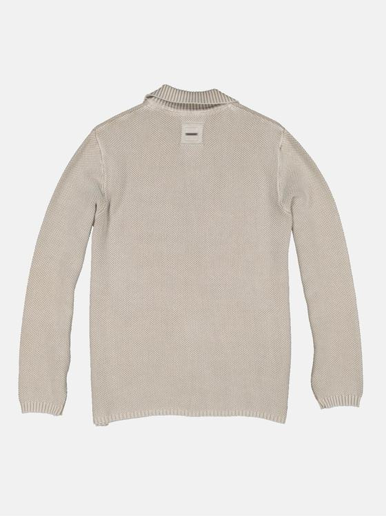engbers Herren Cardigan strukturiert Beige 34141