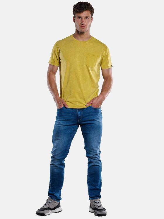 engbers Herren T-Shirt uni Safrangelb 33406