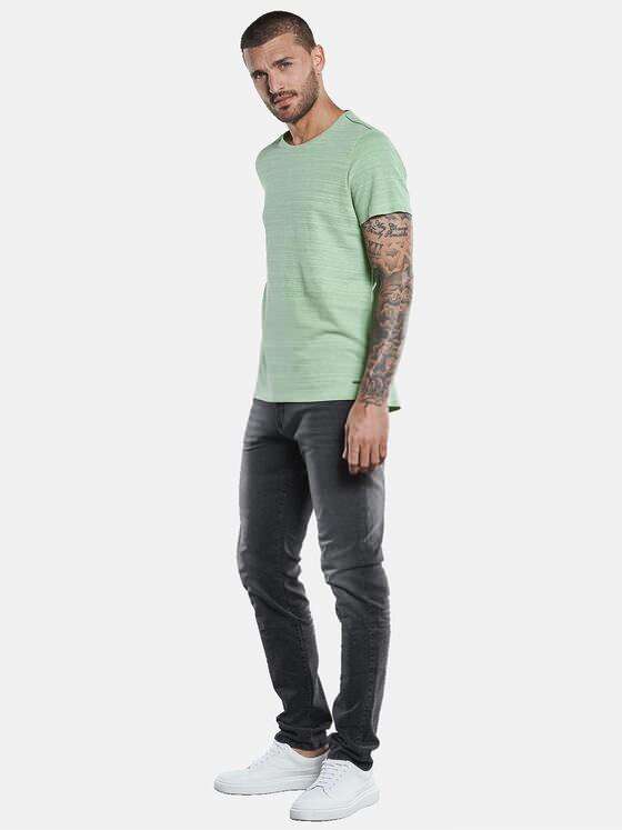 emilio adani Herren T-Shirt strukturiert Grün 33020