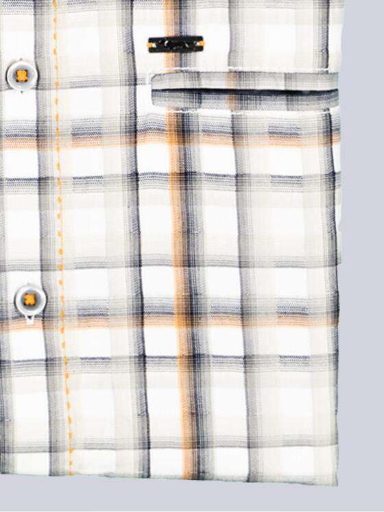 engbers Herren Kurzarm-Hemd gemustert Orange 38579