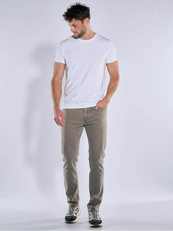 emilio adani Herren Jeans slim fit Braun 39106