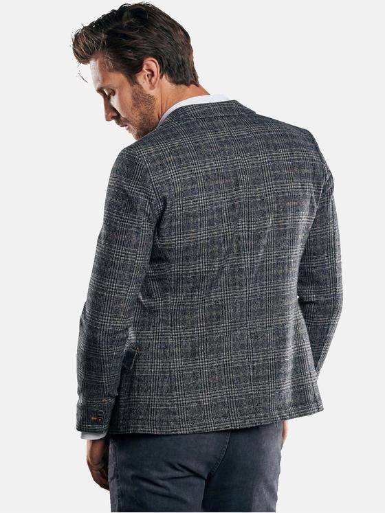 emilio adani Herren Modisch kariertes Sakko Slim Fit Braun 29979