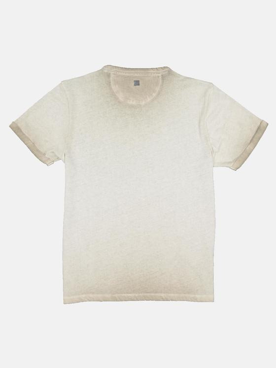 ENGBERS GERMANY Herren T-Shirt Rundhals Beige 33104