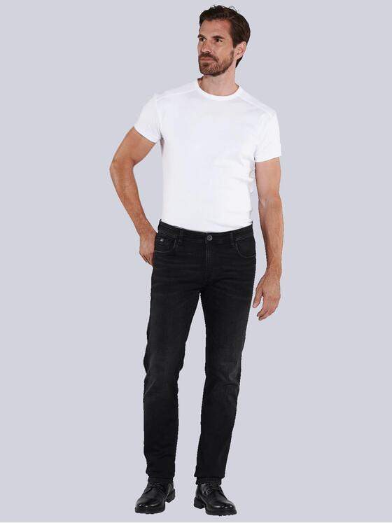engbers Herren Superstretch-Jeans slim fit Schwarz 35414