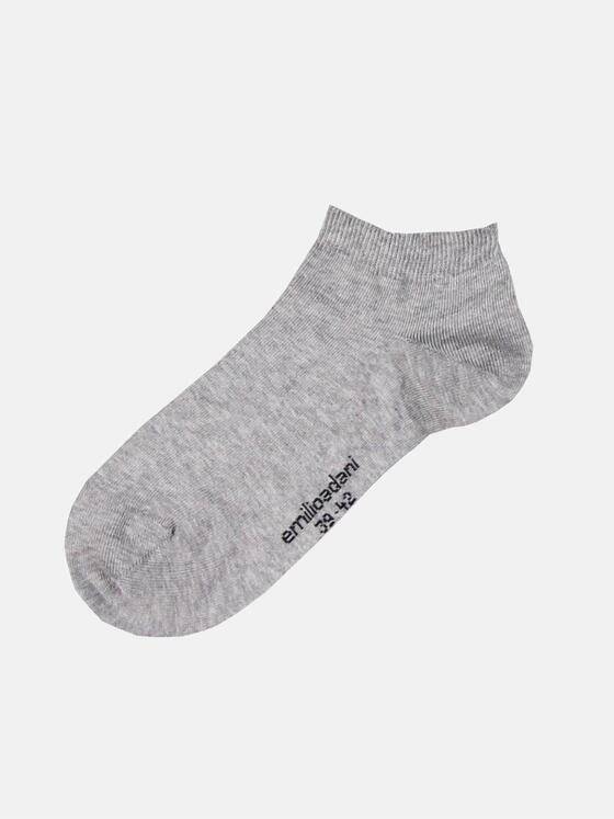 emilio adani Herren Sneakersocken Grau 29595