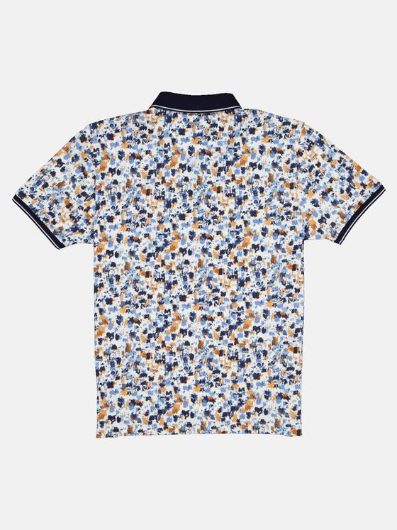 engbers Herren Polo-Shirt gemustert Reinorange 33060