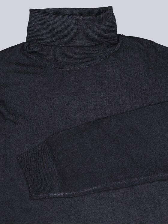 emilio adani Herren Pullover mit Merinowolle Saphirblau 39629