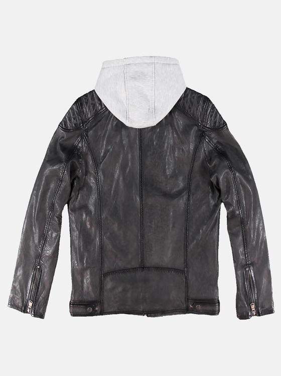 engbers Herren Lederjacke Dunkelgrau 30890