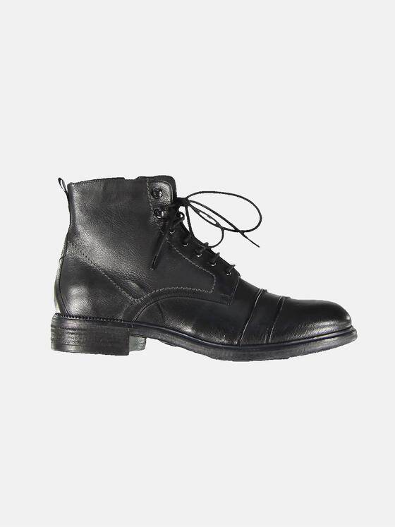 emilio adani Herren Boots mit Micro-Fleece-Futter Grau 31936