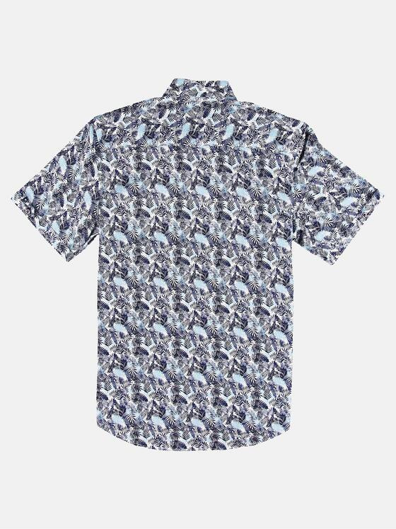 engbers Herren Hemd kurzarm Mittelblau 30665