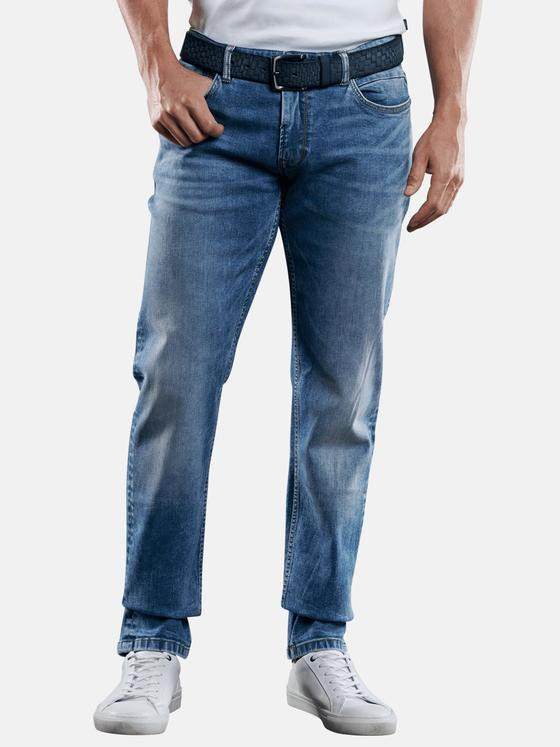 engbers Herren Jeans 5-Pocket Superstretch Taubenblau 29070