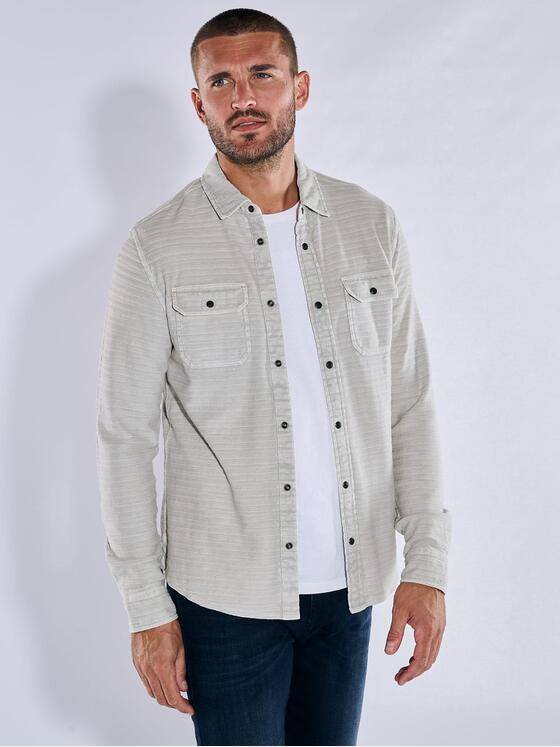emilio adani Herren Langarm-Shirt slim fit Grau 38029