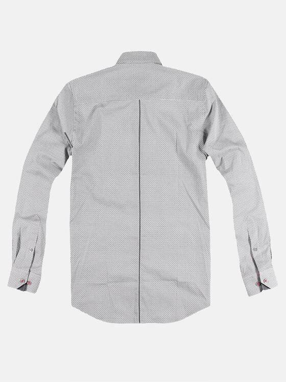 engbers Herren Dezent gemustertes Langarmhemd Schwarz 29469