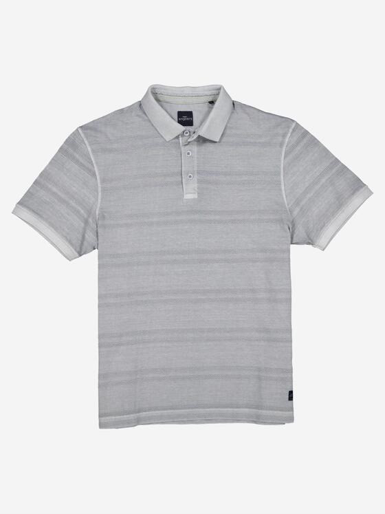 engbers Herren Polo-Shirt strukturiert Grau 36839