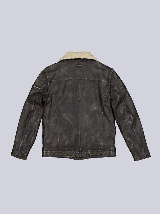 engbers Herren Lederjacke regular Braun 35444
