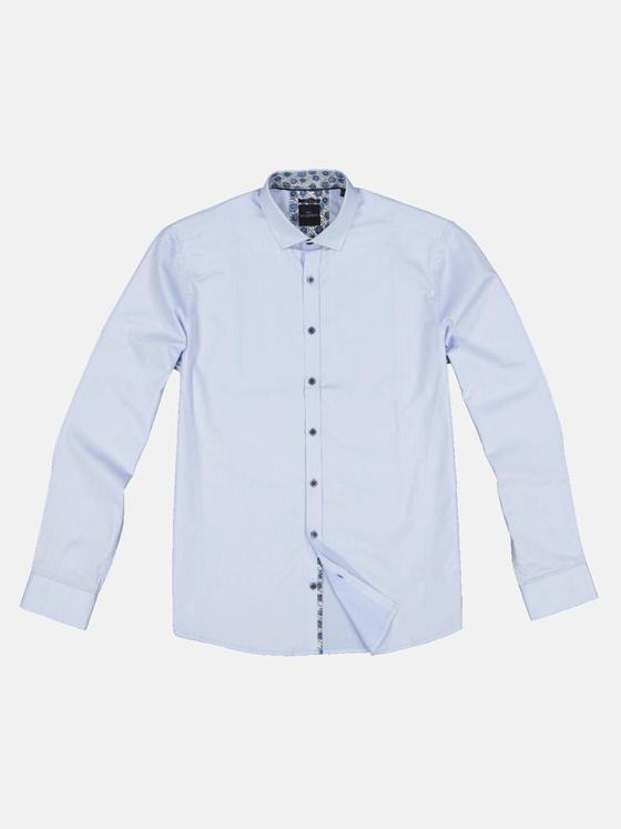 engbers Herren Langarm-Hemd "My Favorite" Hellblau 32814