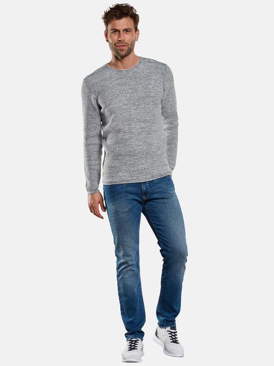 engbers Herren Pullover zweifarbig Anthrazit 33263