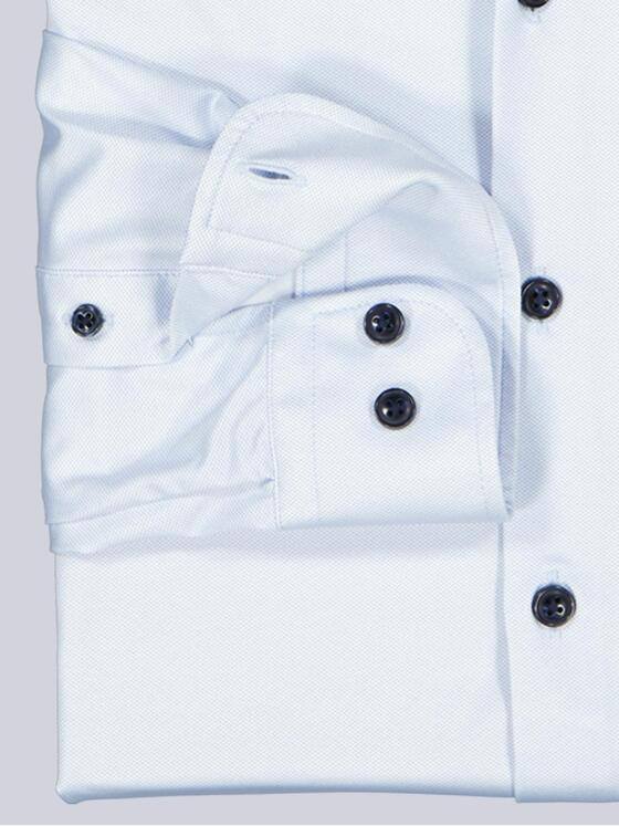 emilio adani Herren Langarm-Hemd aus Jersey Hellblau 36020