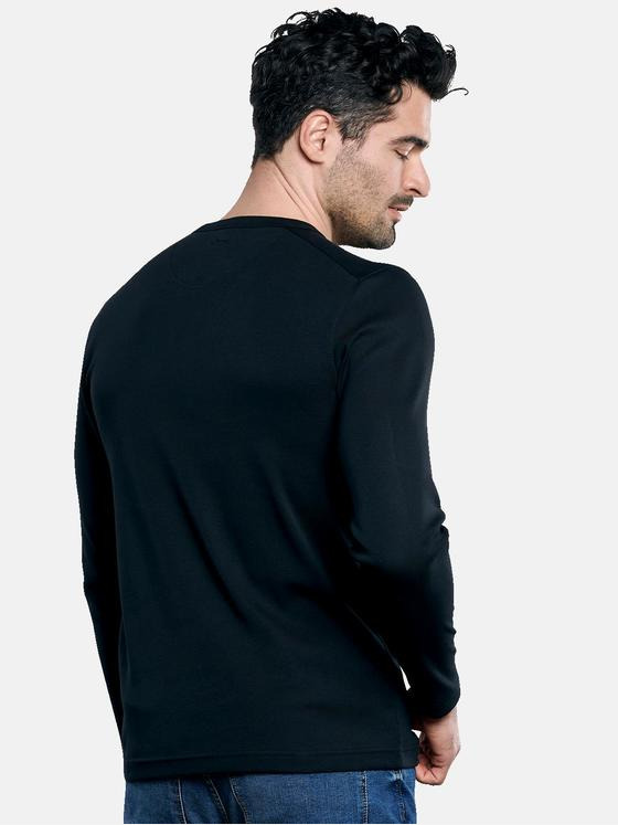 engbers Herren Langarm-Shirt "My Favorite" Schwarz 32809