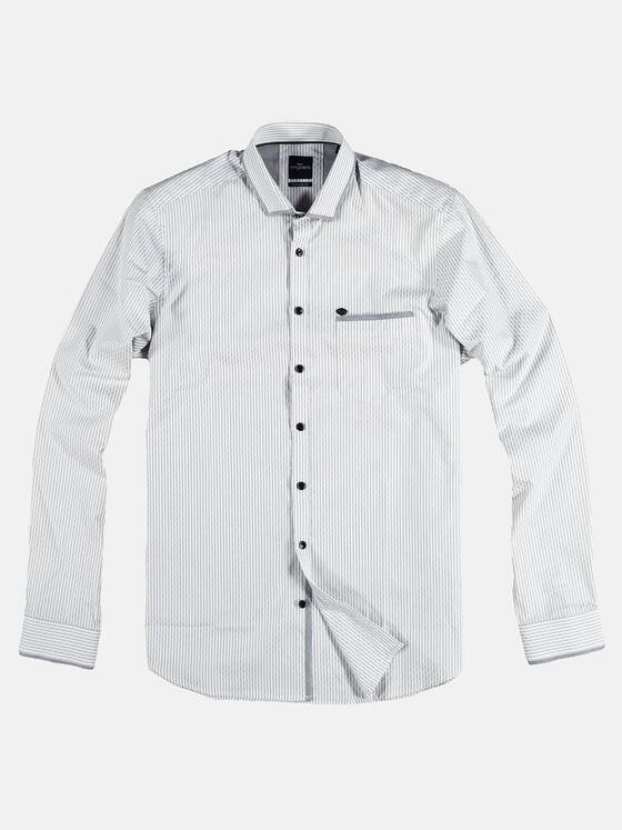 engbers Herren Hemd gemustert Silbergrau 28956